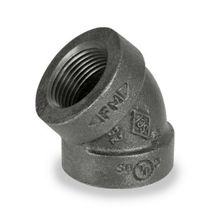 1-1/4 in. Pipe Fitting 45 Degree Elbow Cast Iron Threaded NPT Class 125 UL/FM