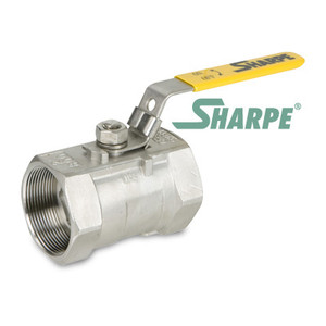 1 in. 316 Stainless Steel Ball Valve 800 WOG Reduced Port Threaded 1-Piece Sharpe Series 58876