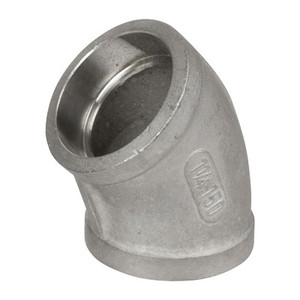 1-1/4 in. Socket Weld - 45 Degree Elbow - 150# Cast 304 Stainless Steel Pipe Fitting