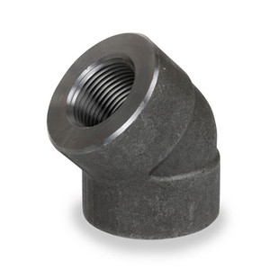 3 in. NPT Threaded - 45 Degree Elbow - 3000# Forged Carbon Steel Pipe Fitting