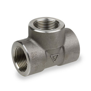 3/8 in. NPT Threaded - Tee - 2000# Forged Carbon Steel Pipe Fitting