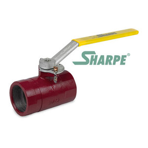 3 in. NPT Threaded - 1000 PSI 2 Piece Standard Port - Ductile Iron Oil Patch Ball Valve (w/Heavy Duty Locking Device)- Sharpe Series SVOP54DA6RV
