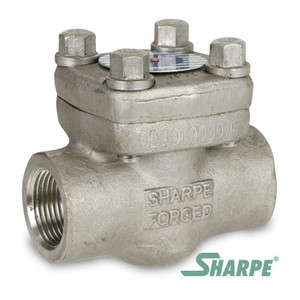 2 in. Forged Stainless Steel Class 800 Threaded Piston Check Valve - Sharpe Series SV24836