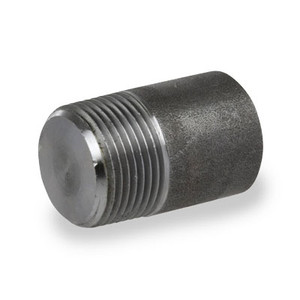 2 in. NPT Threaded - Round Plug - 3000# Forged Carbon Steel Pipe Fitting