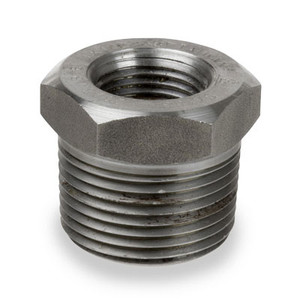 3/4 in. x 3/8 in. NPT Threaded - Hex Bushing - 3000# Forged Carbon Steel Pipe Fitting