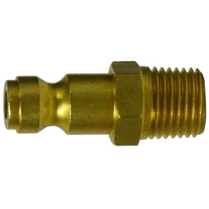 1/4 in. MNPT 250 PSI Male Plug Brass Parker Interchange Tru- Flate Pneumatic Fitting