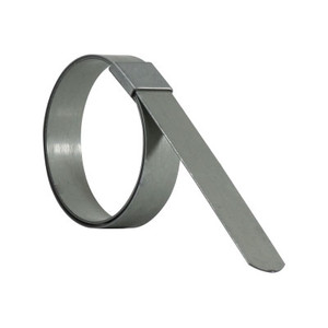13/16 in. Galvanized Preformed F-Series Hose Clamps - 3/8 in Nominal Width