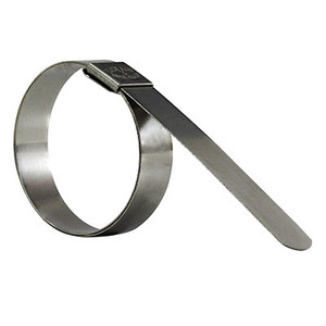 2-1/2 in. Stainless Steel Preformed F Series Hose Clamps 5/8" Band Thickness