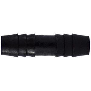 1/8 in. Black Polyethylene Hose Barb Union Splicers Plastic Fittings