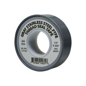 1/2 in. x 520 in. Grey Stainless Steel Teflon PTFE Thread Tape