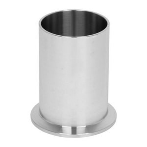 1/2 in. Tube OD - Tank Ferrule - Light Duty (14WLMP) 316L Stainless Steel Sanitary Clamp Fitting (3A)