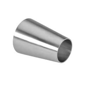 12" x 8" Polished Concentric Weld Reducer (31W) 316L Stainless Steel Butt Weld Sanitary Fitting (3-A)
