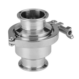 1-1/2 in. Spring Loaded Check Valve - FKM Seat (45MP) 316L Stainless Steel Sanitary Valve (3-A)