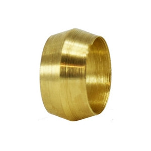 7/16 in. Tube OD - Sleeve (Ferrule) - Lead Free Brass Compression Fitting