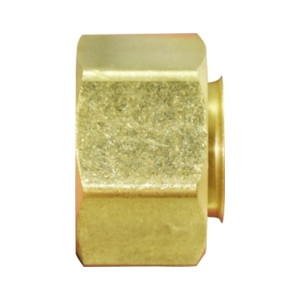 1/8  in. Tube OD - Nut w/Captive Sleeve - Lead Free Brass Compression Fitting