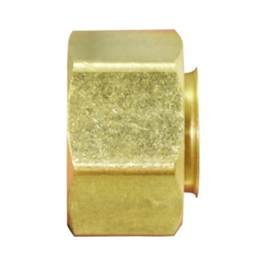 3/16  in. Tube OD - Nut w/Captive Sleeve - Lead Free Brass Compression Fitting
