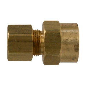 3/16 in. Comp. x 1/8 in. FNPTF - Female Adapter - Brass Compression Tube Fitting
