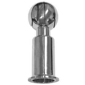 1-1/2 in. Tube OD - 316L Stainless Steel Sanitary Tri-Clamp Rotating Spray Ball