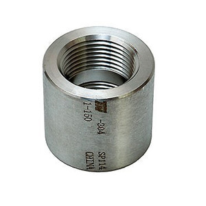 1/2 in. NPT Threaded - Full Coupling - 316 Stainless Steel 150# MSS SP-114 Heavy Pattern Pipe Fitting