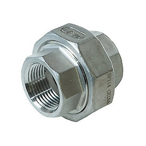 1-1/4 in. NPT Threaded - Union - 316 Stainless Steel 150# MSS SP-114 Heavy Pattern Pipe Fitting