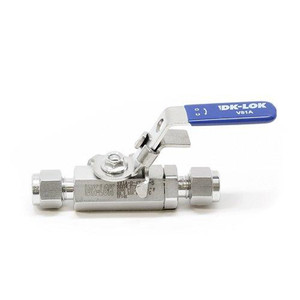 1/2 in. Tube OD x 1/2 in. Tube OD - 1000 PSI - Double Ferrule - 316 Stainless Steel Compression Ball Valves - Series V81