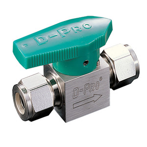 1/2 in. Tube OD x 1/2 in. Tube OD-  2,000 PSIG 316 Stainless Steel Series V23 Compression Plug Valve