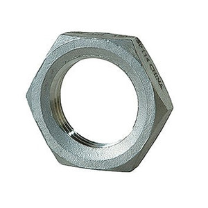 2-1/2 in. NPS (Straight) Threaded - Lock Nut - 316 Stainless Steel 150# MSS SP-114 Heavy Pattern Pipe Fitting