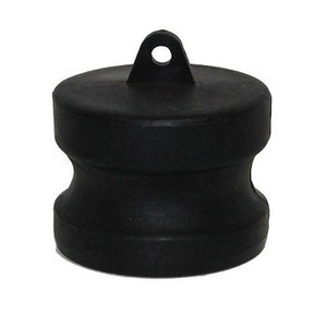 1-1/4 in. Type DP Dust Plug Male End Adapter Black Polypropylene Camlock (Cam & Groove)