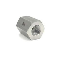 1/8" NPTF x 1/8" NPTF - Hex Coupling - 316 Stainless Steel Instrumentation Pipe Fitting (6500 PSI)