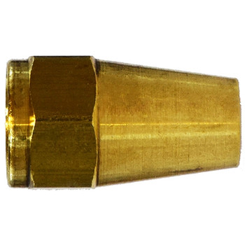 5/8 in. UNF Threaded Long Rod Nut, SAE# 010111, SAE 45 Degree Flare Brass Fitting