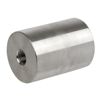 1-1/4 in. x 1 in. Threaded NPT Reducing Coupling 316/316L 3000LB Stainless Steel Pipe Fitting