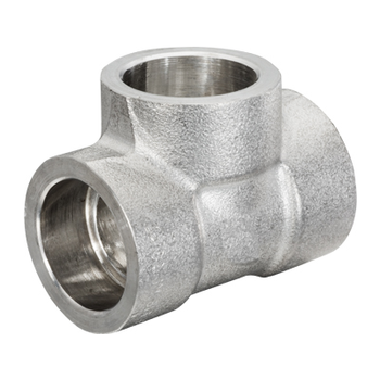 2-1/2 in. Socket Weld Tee 304/304L 3000LB Forged Stainless Steel Pipe Fitting