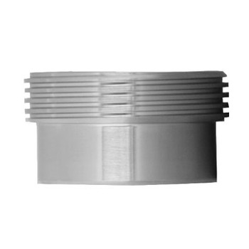 3 in. 15R Threaded Recessless Ferrule (3A) (For Expanding) 304 Stainless Steel Bevel Seat Sanitary Fitting