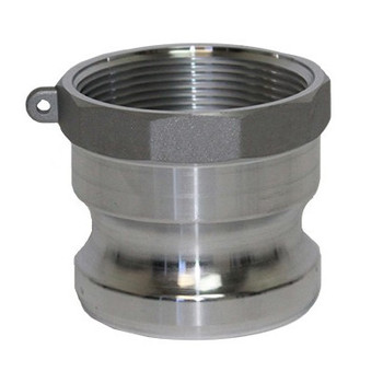 1 in. Type A Adapter Aluminum Male Adapter x Female NPT Thread, Cam & Groove/Camlock Fitting