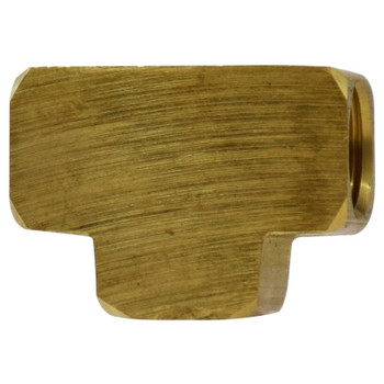1/8 In. Union Tee, FIP x FIP x FIP, NPTF Threads, SAE# 130438, Operating Pressure: Up to 1200 PSI, Brass Pipe Fitting