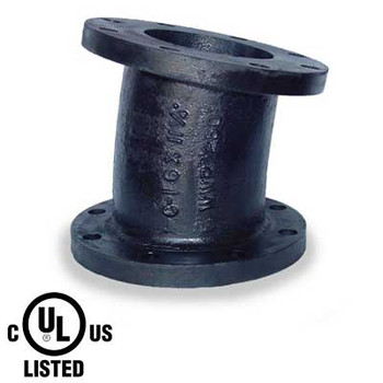10 in. 11-1/4 Degree Elbow - 150 LB Ductile Iron Flanged Pipe Fitting