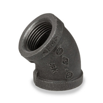 3/4 in. Pipe Fitting Ductile Iron 45 Degree Elbow NPT Threaded Class 300 UL/FM