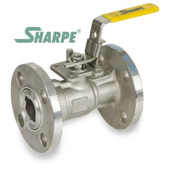 1 in. 316 Stainless Steel 150# Flanged Standard Port 1 Pc. Ball Valve w/ Mounting Pad - Series 54116