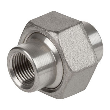 1/4 in. 1000# Stainless Steel Pipe Fitting Union 316 SS NPT Threaded