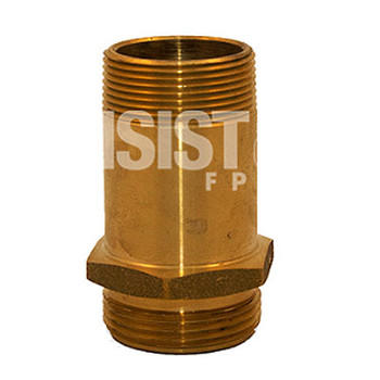 1-1/2 in. MNPT x MNST Brass Rack Nipple Fire Protection & Standpipe Equipment