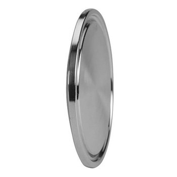 6 in. Schedule 5 Solid End Cap - 16AMV - 316L Stainless Steel Pipe Size Fitting (3-A)