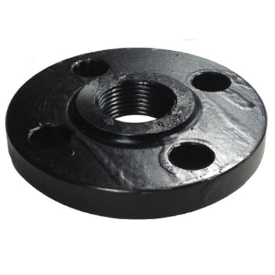 6 in. NPT Threaded Flange - 1/16 in. Raised Face - ASMTA105 - Forged Steel 150# Flange