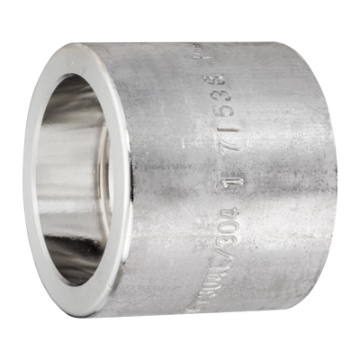 1/2 in. x 1/4 in. Socket Weld Reducing Coupling 304/304L 3000LB Forged Stainless Steel Pipe Fitting