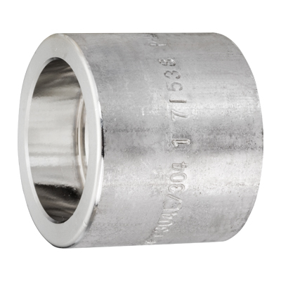 1-1/4 in. x 3/4 in. Socket Weld Reducing Coupling 304/304L 3000LB Forged Stainless Steel Pipe Fitting