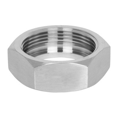 1 in. Union Hex Nut - 13H - 304 Stainless Steel Sanitary Bevel Seat Fitting View 2