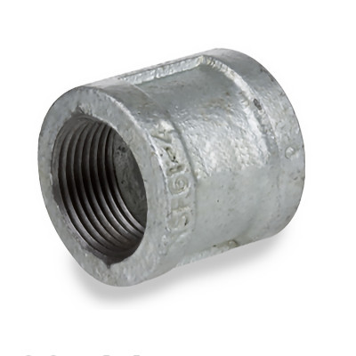 1-1/2 in. NPT Threaded - Right and Left Coupling - 150# Galvanized Malleable Iron Pipe Fitting - UL/FM