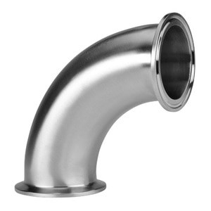 1-1/2 in. Tube OD - 90 Degree Clamp Elbow - 2CMP - 304 Stainless Steel Sanitary Fitting (3-A)