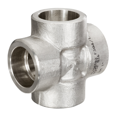 3/4 in. Socket Weld Cross 316/316L 3000LB Forged Stainless Steel Pipe Fitting