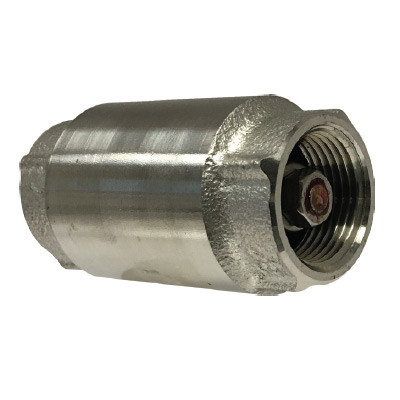 1/2 in. In-Line Check Valve, 304 Stainless Steel