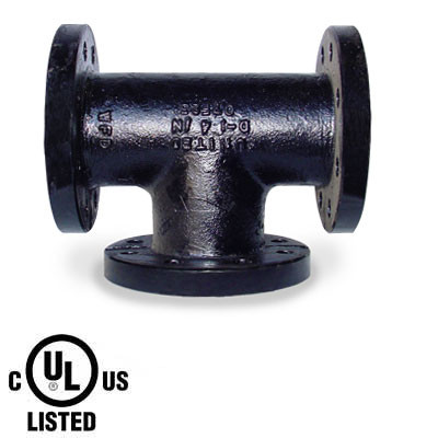 5 in. Tee - 250 LB Ductile Iron Flanged Pipe Fitting